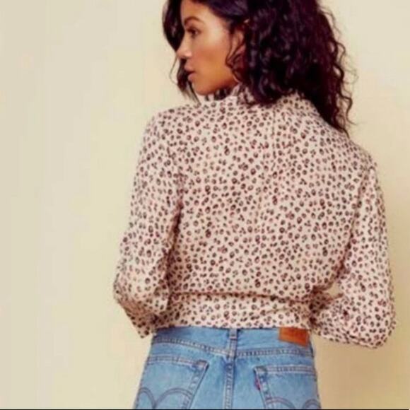 Blue Life Caden Crop Top leopard lurex strip sz XS - Picture 3 of 9